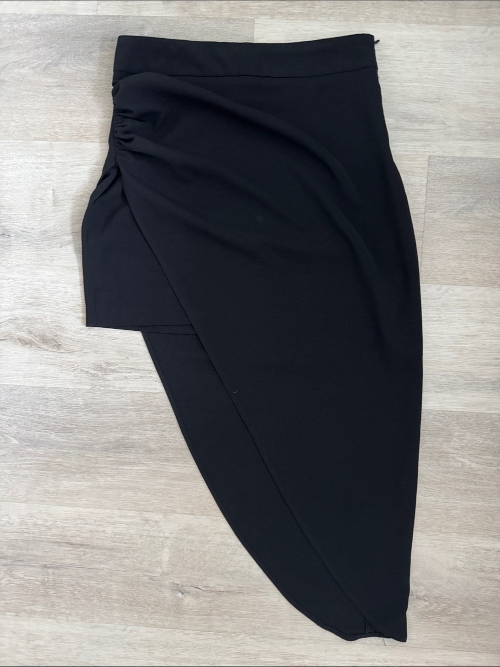 Zara Asymmetric Black Women's Skirt - Sleek Everyday Style